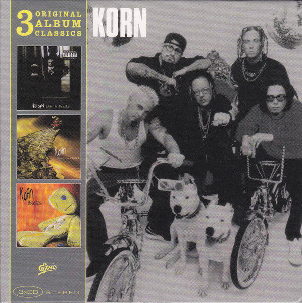 Korn – 3 Original Album Classics - 3xCD Box Set - CDs Muy Buen Estado / Portadas Muy Buen Estado (VG+/VG+)