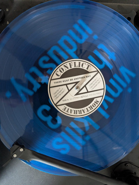 Conflict - There Must Be Another Way - The Singles (2xLP, Comp, Azul / Blue)