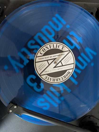 Conflict - There Must Be Another Way - The Singles (2xLP, Comp, Azul / Blue)