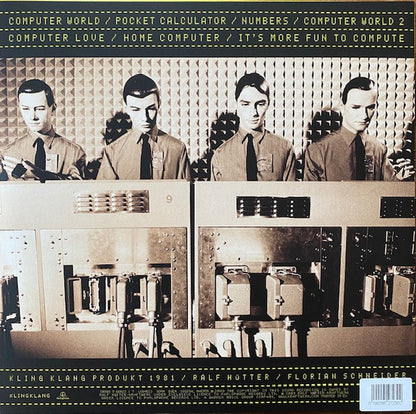 Kraftwerk – Computer World - LP - Yellow Translucent - 180 gr. - Kling Klang – 50999 9 66023 1 7, Parlophone – 50999 9 66023 1 7 - NUEVO / PRECINTADO - NEW / SEALED.