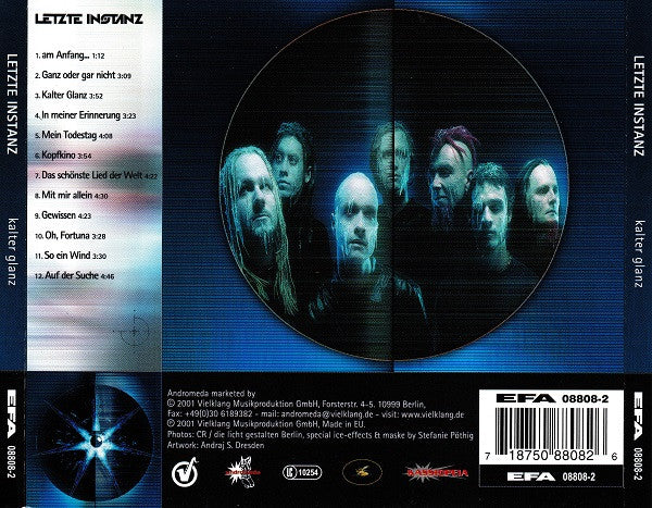 Letzte Instanz – Kalter Glanz - CD - New and unplayed but not sealed.