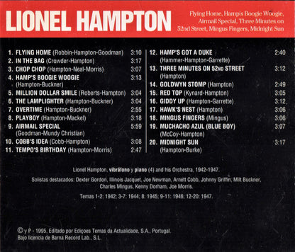 Lionel Hampton – Lionel Hampton - CD - New, unplayed, but not sealed.