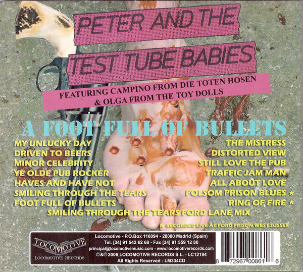 Peter And The Test Tube Babies – For A Few Bullets More - CD - Digipak - 2006 - Locomotive Music – LM334 - NUEVO / PRECINTADO - NEW / SEALED.