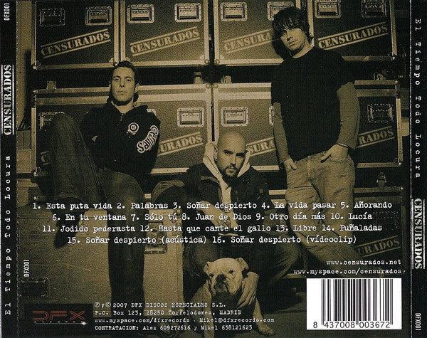 Censurados – El Tiempo Todo Locura - CD - NEW - SEALED.