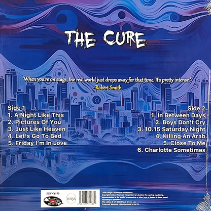 THE CURE LP Let's Go To Rio (Splattered Coloured Vinyl) 500 Copies