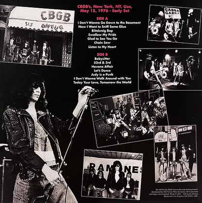 RAMONES LP Gabba Gabba CBGB (Magenta Coloured 150 Numbered Copies)