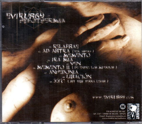 Evirus 69 – Hypothermia - CD - NEW – SEALED.