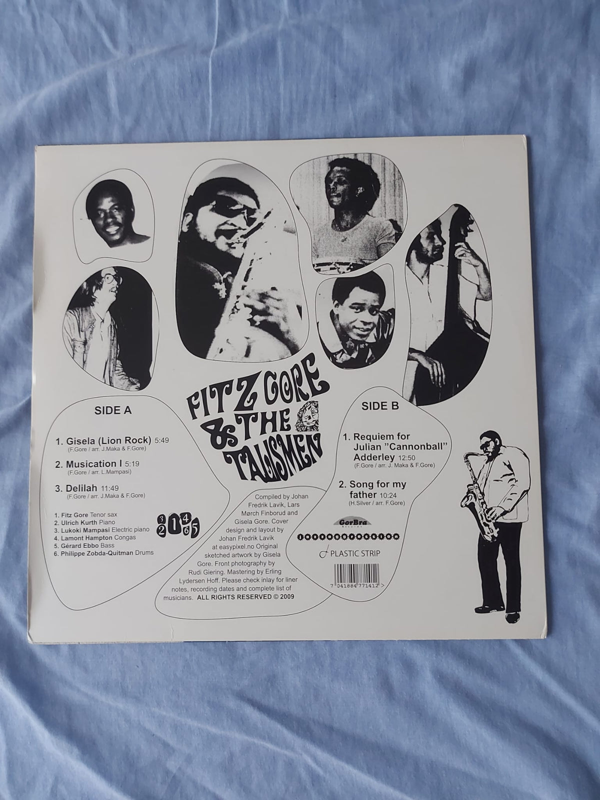 Fitz Gore & The Talismen – Fitz Gore & The Talismen - LP - 2009 - Jazzaggression Records – JALP703, Plastic Strip – PSPLP714 - Very Good Condition (M- / VG+)