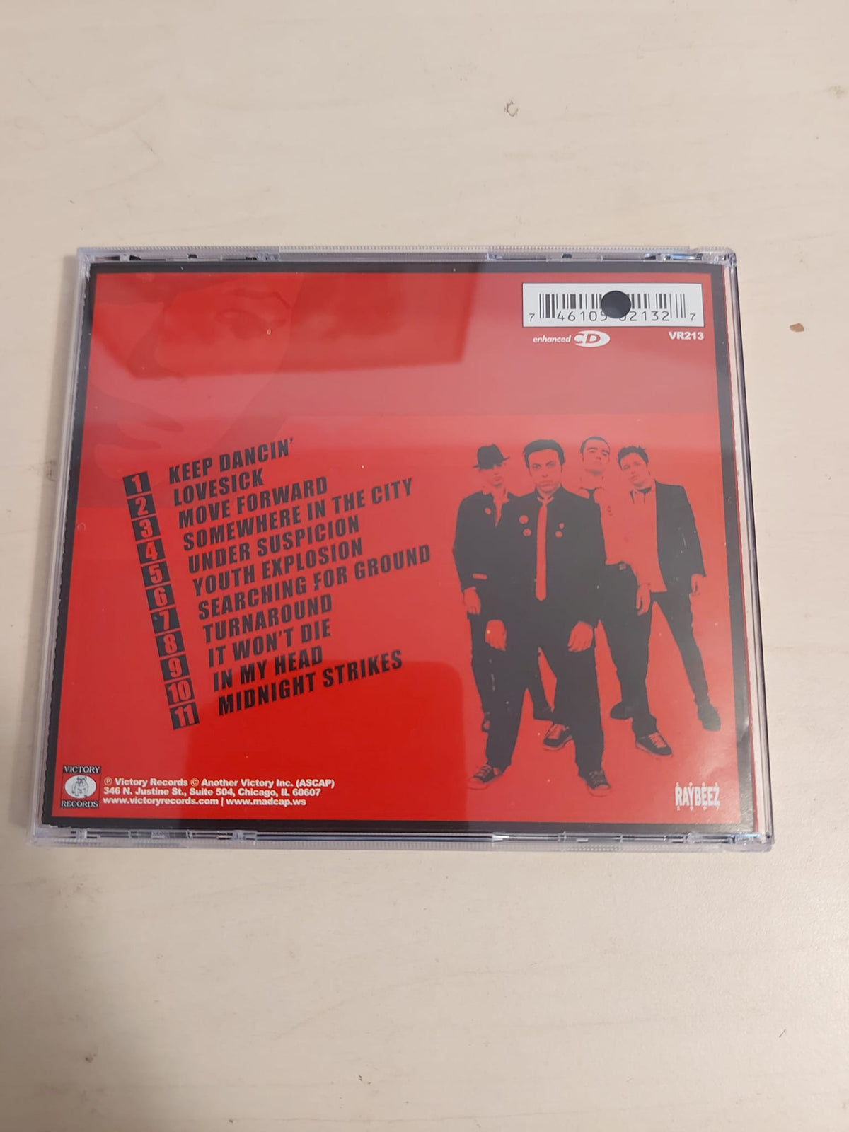 Madcap ‎– Under Suspicion - CD - Promo - Punch Hole at Barcode - 2004 - Victory Records ‎– VR213 - Very Good Condition (VG+ / VG+)