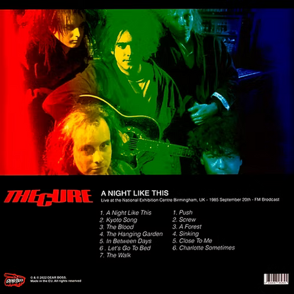 THE CURE LP A Night Like This (Pink & White Splatter Coloured Vinyl) 300 Copies