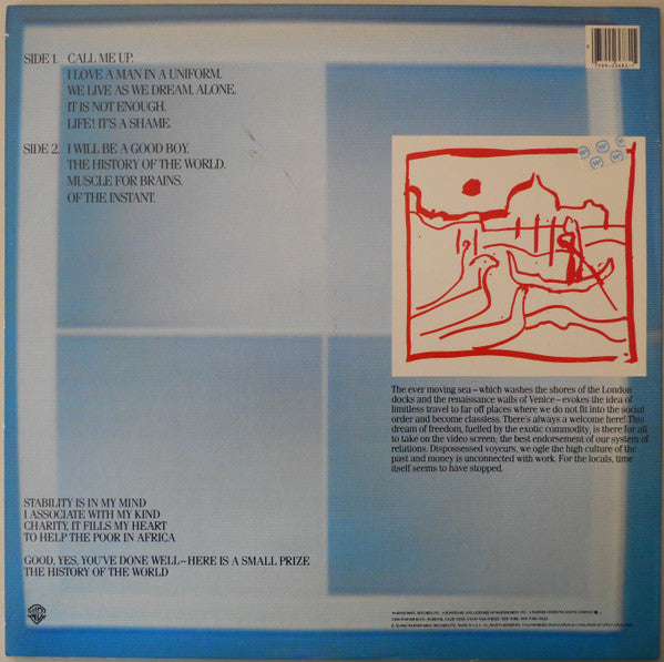 Gang Of Four – Songs Of The Free - LP - 1982 - Warner Bros. Records – 1-23683 - Vinyl Very Good Condition / Cover Very Good Condition (VG+/VG+) - IMMEDIATE AVAILABILITY.