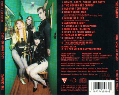The Cramps – Look Mom No Head! - CD - 1991 - Restless Records – 7 72586-2 - CD Muy Buen Estado / Portada Como Nueva (VG+/M-)