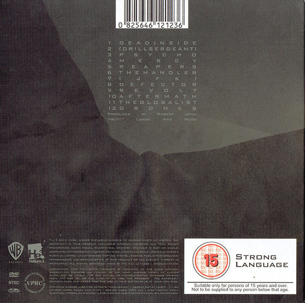 Muse – Drones - CD+DVD - Digipak - CD y DVD Muy Buen Estado / Portada Como Nueva (VG+/M-)
