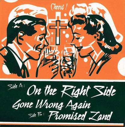 Skip Jensen & His Shakin' Feet – On The Right Side - 7" - 2003 - Yakisakana Records – SAZAE 010 - Vinyl Very Good Plus Condition / Cover Near Mint (VG+/M-)