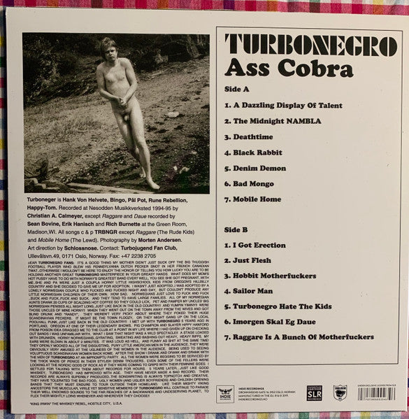 Turbonegro - Ass Cobra (LP, Album, Ltd, RE, Amarillo / Yellow)