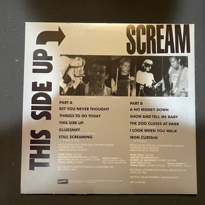 Scream - This Side Up (LP, Album, RE, Azul / Blue)