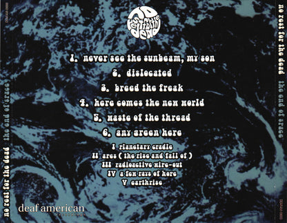 No Rest For The Dead – The End Of Space - CD - CD Muy Buen Estado / Portada Como Nueva (VG+/M-)