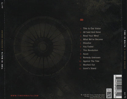 Time In Malta – A Second Engine - CD - 2002 - Equal Vision Records – EVR73 - Like New (M- / M-)