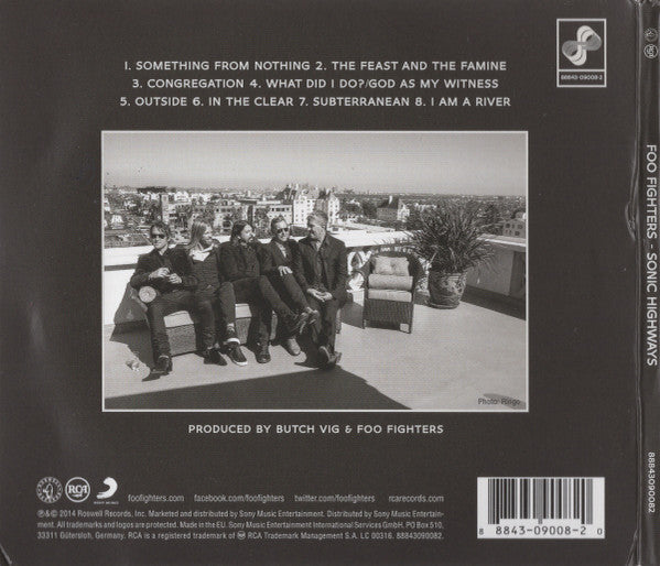 Foo Fighters – Sonic Highways - CD - Digipak - 2014 - RCA – 88843090082 - NEW / SEALED.
