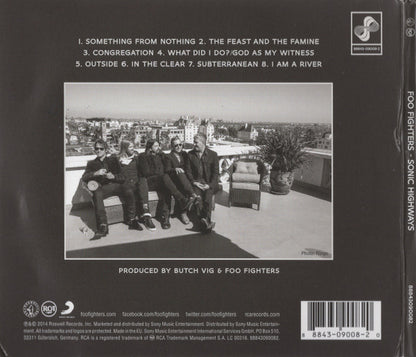 Foo Fighters – Sonic Highways - CD - Digipak - 2014 - RCA – 88843090082 - NEW / SEALED.
