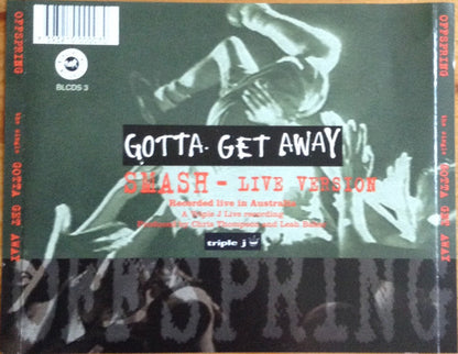 The Offspring – Gotta Get Away - CD-SG - 1995 - Borderline Records – BLCDS 3 - CD Like New (M-) / Cover Like New (M-)