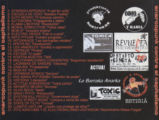 Anarcopunk Contra El Capitalismo - CD - NUEVO - PRECINTADO / NEW – SEALED.
