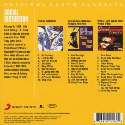 Social Distortion ‎– Original Album Classics - 3xCD Box Set - NUEVO / PRECINTADO - NEW / SEALED.