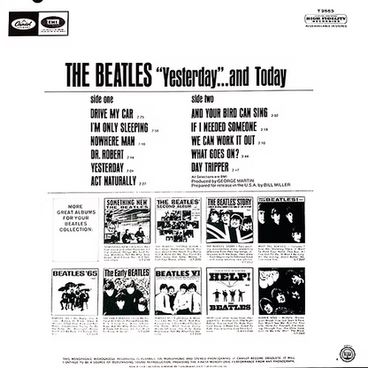 BEATLES LP Yesterday And Today (Red Colored Vinyl) Butcher Cover