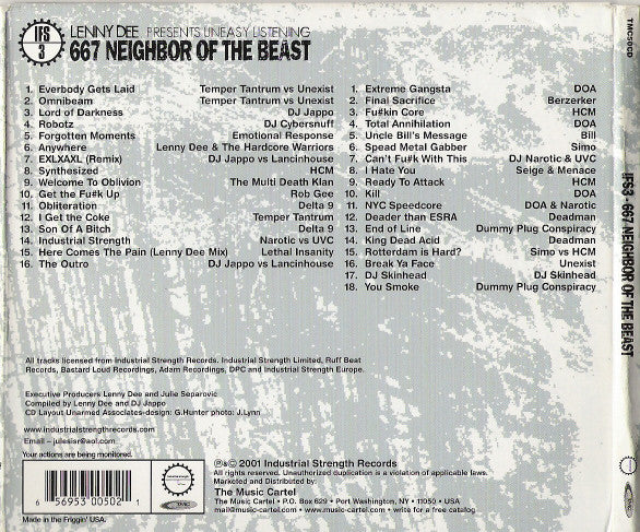 Lenny Dee – IFS3: 667 Neighbor Of The Beast - 2xCD - Digipak - NEW / SEALED.
