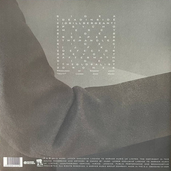 Muse ‎– Drones - 2xLP - 2020 - Warner Records ‎– 0825646121229, Helium 3 ‎– 0825646121229 - NEW / SEALED.