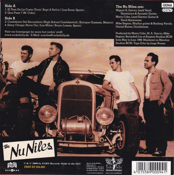 The Nu Niles – El Tren De La Costa - 7" - 2000 - Part Records – PART-EP 034.003 - Like New / Like New (M- / M-)