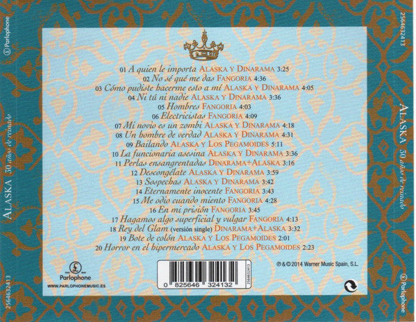 Alaska – 30 Años De Reinado (Sus Éxitos Con Pegamoides, Dinarama Y Fangoria) - CD - Nuevo sin usar pero no precintado / New and unplayed but not sealed.