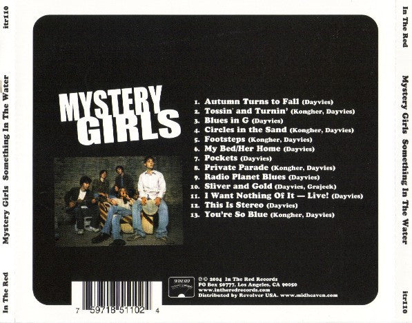 Mystery Girls – Something In The Water - CD - CD Like New / Cover Like New (M-/M-)