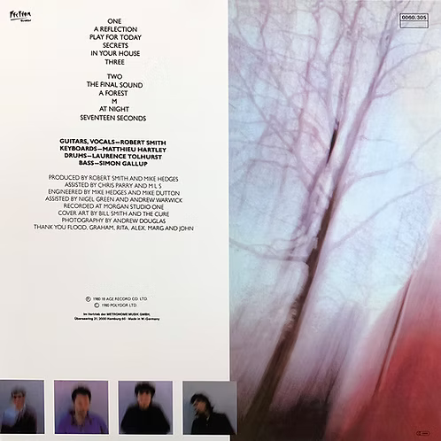 THE CURE LP Seventeen Seconds (180 Gram Heavyweight Vinyl)