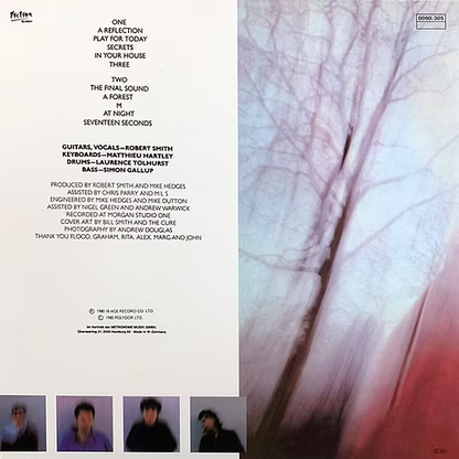 THE CURE LP Seventeen Seconds (180 Gram Heavyweight Vinyl)