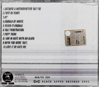 Swan Christy – Black Is The White Color - CD - 2001 - Black Lotus Records ‎– BLR/CD 026 - NEW / SEALED.