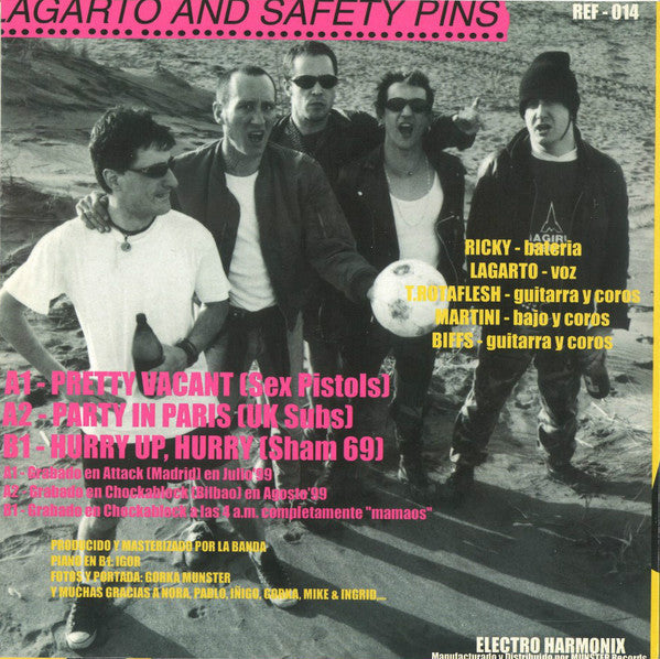 Lagarto And Safety Pins - Hurry Up, Hurry + 2 (7")