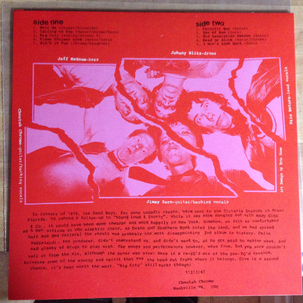 Dead Boys - 3rd Generation Nation (The "We Have Come For Your Children" Pre-mix) (LP, Album, Purple Marbled)