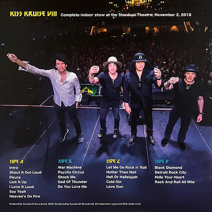 KISS 2xLP Kruise VIII Decades at Sea (Blue Colored Vinyl, 100 Numbered Copies)