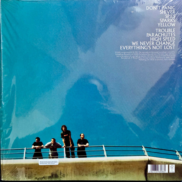 Coldplay ‎– Parachutes - LP - Clear - 140g - 2025 - Parlophone ‎– 5021732630865 - NEW – SEALED.