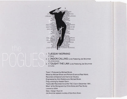 The Pogues – Tuesday Morning - CD, Single, CD2 - 1993 - WEA – YZ758CD2 - Nuevo sin usar pero no precintado / New and unplayed but not sealed.