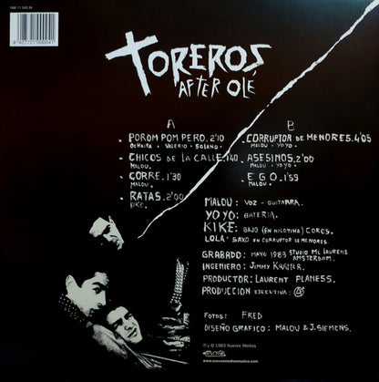 Toreros After Olé - Toreros After Olé (12", MiniAlbum, RE)