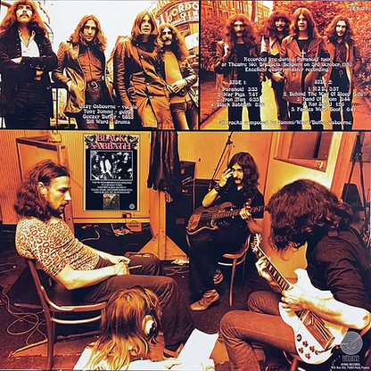 BLACK SABBATH LP Live In Brussels 1970 (Red Coloured Vinyl)