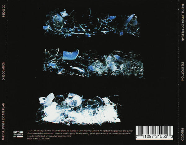 The Dillinger Escape Plan – Dissociation - CD - 2016 - Party Smasher Inc. – PSI005CD - CD Very Good Plus / Cover Near Mint (VG+/M-)