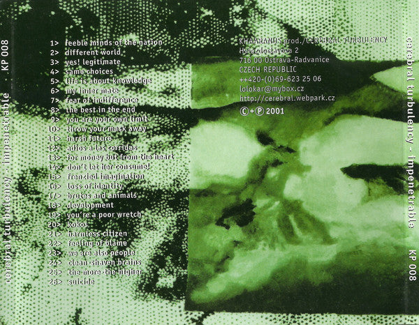 Cerebral Turbulency – Impenetrable - CD - New and unplayed but not sealed.