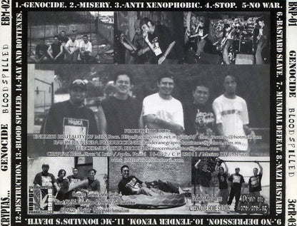 Genocide – Blood Spilled - CD - CD Como Nuevo / Portada Como Nueva (M-/M-)