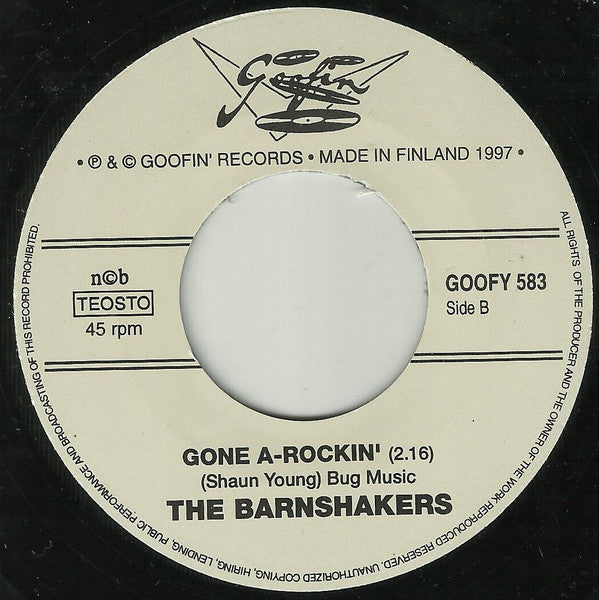 The Barnshakers – Hocus Pocus - 7" - 1997 - Goofin' Records – GOOFY 583 - Como Nuevo / Like New (M- / Generic)