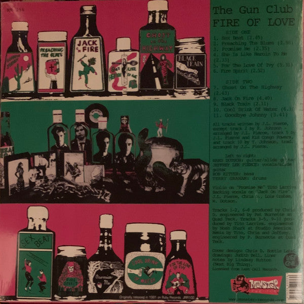 The Gun Club – Fire Of Love - LP - 180 gr. - 2022 - Munster Records – MR 256 - NUEVO / PRECINTADO - NEW / SEALED.