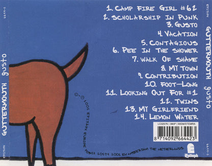 Guttermouth – Gusto - CD - 2002  Epitaph – 6644-2 -  Muy Buen Estado / Very Good Condition (VG+ / M-)