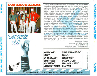 Los Smugglers - Wet Pants Club (CD, Album)
